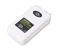 ViaGasaFamido Pompa D'aria per Ossigeno per Acquario Alimentata a Batteria Aeratore Portatile per Acquario da 5 W con Tubo da 0,6 M per Ossigenazione di Emergenza