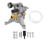 ViaGasaFamido Pompa per Idropulitrice Ad Alta Pressione, Albero da 3/4 Pollici - Pompa a Stantuffo in Alluminio da 3000 PSI 2,4 GPM con Scaricatore Regolabile per Sostituzione GC190 e Simpson