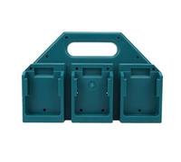 ViaGasaFamido Portabatterie, Organizer Portatile a 6 Scomparti per Batterie di Utensili Elettrici con Maniglia, per Batterie di Ricambio da 18 V e 14,4 V.