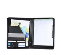 ViaGasaFamido Portfolio Aziendale Professionale, Morbida Pelle PU, Organizer per Documenti con Cerniera, Formato A4, Ideale per Dirigenti e Persone in Cerca di Lavoro