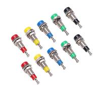 ViaGasaFamido Presa Jack A Banana da 2 Mm, Materiale in Rame, Corrente Nominale 10 A, Perfetta per Strumenti Elettronici e Progetti Fai-da-te