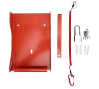 ViaGasaFamido Rack per Soffiatore, Supporto per Montaggio a Parete per BG 50 BG 56 66 86 Soffiatore per Foglie a Zaino con Serratura e Cinghia di Sicurezza per Deposito in Garage