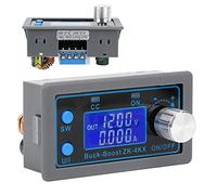 ViaGasaFamido Regolatore di Tensione DC/DC a Boost Costante 4A, Display LCD, Grande Dissipazione del Calore, Antiriflusso, per Ricetrasmettitori da 5 V a 30 V