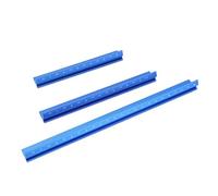 ViaGasaFamido Righello per Bordi per la Lavorazione del Legno, Strumento di Misurazione degli Angoli a Forma di V in Lega di Alluminio per Angoli e Distanze Precisi, Lavorato a CNC per Hobbisti e