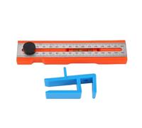 ViaGasaFamido Righello per Tracciare Angoli Multipli, Goniometro Scorrevole Regolabile con Livella a Bolla e Marcatura Punto Fisso, per la Lavorazione del Legno e Progetti Artigianali