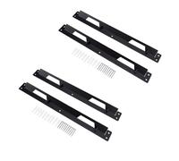 ViaGasaFamido Robusta Staffa di Montaggio in Metallo da 4 Pezzi per Display Stacktech Toolbox, Ideale per Soluzioni di Garage organizzate.