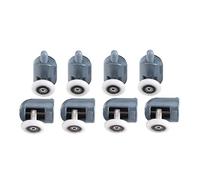 ViaGasaFamido Rulli per Porta Doccia, Ruote Resistenti All'usura, Rulli di Facile Scorrimento, per Porte in Vetro da 5 Mm o 6 Mm (ruota singola)