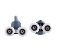ViaGasaFamido Rulli per Porta Doccia, Ruote Resistenti All'usura, Rulli di Facile Scorrimento, per Porte in Vetro da 5 Mm o 6 Mm (Due ruote)
