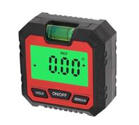 ViaGasaFamido Scatola di Livello Digitale, Materiale ABS con Display LCD Retroilluminato e Base Magnetica, Mirino Angolare Accurato per la Lavorazione del Legno e l'uso Automobilistico (rosso)