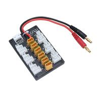 ViaGasaFamido Scheda di Carica Parallela XT30, Scheda di Ricarica Multi -canale 20A con Plug XT30, Caricabatterie in Resina ABS Lipo per la Parte di Aggiornamento dei Giocattoli RC