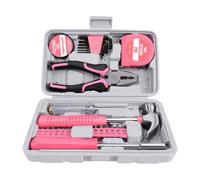 ViaGasaFamido Set di Attrezzi per la Casa, Kit per le Mani Rosa con Custodia