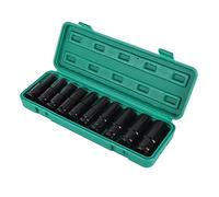 ViaGasaFamido Set di Bussole Esagonali da 10 Pezzi, Acciaio per Utensili con Scatola di Immagazzinaggio Portatile per Chiave Elettrica e Vari Strumenti