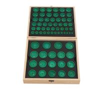 ViaGasaFamido Set di Stampi per Pressa per Orologi da 68 Pezzi, Materiale in Resina, Dimensioni Multiple per la Riparazione e la Manutenzione dell'orologio