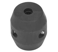 ViaGasaFamido Sfera di gravità per Rubinetto da, Peso Tubo Estraibile, Plastica e Sabbia di Ferro, Nero, 6,3 x 4,3 cm, 295g