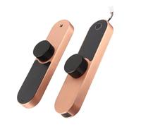 ViaGasaFamido Smart Fingerprint Door Lock con APP e Key Fob | Sblocco Bluetooth One-Touch, password virtuale anti-peep, codice temporaneo remoto, accesso con tessera e chiave, per
