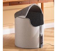 ViaGasaFamido Sotto la Gamba del Riscaldatore della Scrivania più Calda con 5 Livelli di Temperatura e 7 Impostazioni di Temporizzazione Coperta Top Staccabile per Ufficio e (Spina europea 220-240v)