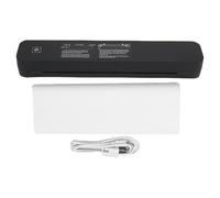 ViaGasaFamido Stampante Termica Portatile Senza Inchiostro, Stampante da Viaggio Compatta con Risoluzione 203 DPI con USB C per IOS Android OS X, Supporta Carta Legale A4 A5 da 57 Mm a 216