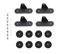 ViaGasaFamido Supporto per Barra Luminosa Magnetica Staffa per Barra Luminosa a LED in Acciaio Inossidabile da 4 Pezzi 66 Mm con Protezione in Gomma per Camion SUV Fuoristrada