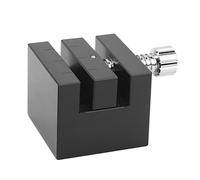 ViaGasaFamido Supporto per Cinturino in Metallo per Orologi, Design Regolabile, Materiale ABS Resistente, Strumento Professionale per Riparazioni e Manutenzione di Orologi di Precisione (BLACK)