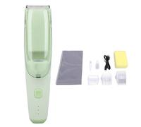 ViaGasaFamido Tagliacapelli per Bambini con Aspirapolvere IPX7 Impermeabile Ricaricabile Cordless Tagliacapelli per Bambini con 3 Pettini Guida Basso Rumore (GREEN)