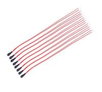 ViaGasaFamido Termistore MF52B 10 Pezzi, sonde di Temperatura con sensore di Temperatura ad Alta sensibilità per estrusore Hot-End per Stampante 3D, con Filo smaltato 60 mm(10k)