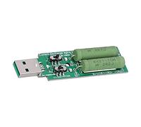 ViaGasaFamido Tester di Carico della Batteria USB, Pulsante di Corrente 1A 2A, Alta compatibilità, Installazione Facile, Test di Corrente con di Lavoro a Tensione Stabile, Supporto 5v2.1a di