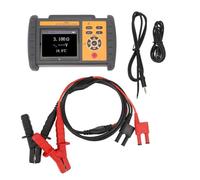 ViaGasaFamido Tester di Tensione della Batteria, Dispositivo di Misurazione della Resistenza Interna e della Temperatura per Celle a Bottone Al Litio-carbone per Autoveicoli, Materiale ABS con