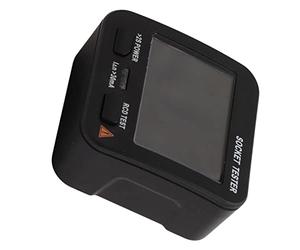 ViaGasaFamido Tester per Prese di Tensione con Display Digitale con Rilevamento delle perdite. Un'operazione Chiave per il Test del Filo di Terra Sotto Tensione Neutro Mancante (Spina europea)