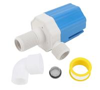 ViaGasaFamido Valvola di Controllo Automatico del Livello Dell'acqua Valvola a Galleggiante in Nylon di Tipo Interno da 3/4 Pollici per Serbatoio Dell'acqua Acquario a Energia Solare (Ingresso