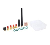 ViaGasaFamido WP-9 20 25 Kit Torcia per Saldatura TIG Modello 300A, Materiale in Rame, 21 Accessori Essenziali per Progetti di Saldatura Efficaci