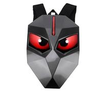 ViaGasaFamido Zaino da Equitazione Programmabile a LED Schermo 60x32 Controllo APP Borsa da Moto con Guscio Rigido Resistente All'acqua Scomparto per Laptop USB per Ciclisti Ciclisti Fibra