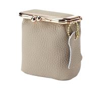 Viaggi amichevole Piccolo Jewelry Case Retro Cosmetici Sacchetti Texture In Pelle per Collana Moneta Rossetto Accessori In Pelle Rossetto Scatola di Immagazzinaggio, Elefante grigio, Taglia unica