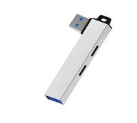 Viaggi amichevoli USB3.0 hub USB3.0 a tipo C hub con porta USB C per migliora l'adattatore MultiPorts Shell di alluminio di uso