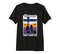 Viaggi Finlandia Chiama e Devo Andare in Finlandia Maglietta Premium