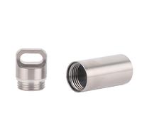 Viaggi Titanio Impermeabile Pillole Supporto Container Portatile Pill-Box Cover