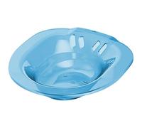 Viaggia bidet, bagno sitz portatile sul gabinetto ammollo bidet di viaggio anti-overflow 14x15x4 in attacco per le emorroidi postpartum cure private (blu trasparente)