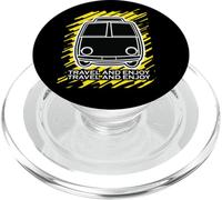 Viaggia e goditi Vintage Van Retro Road Trip PopSockets PopGrip per MagSafe