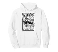 Viaggiare per Viaggiare è Vivere un'avventura su Strada Felpa con Cappuccio