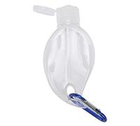 Viaggiare Torchia di bottiglia di spremitura vuota da 50 ml Trasparente trasparente Contenitori a flip forme di cuore per attività all'aperto (Leaves)