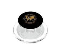 Viaggiatore del mondo dicendo posto come casa divertente PopSockets PopGrip per MagSafe
