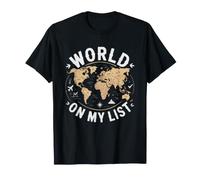 Viaggiatore della Lista dei Desideri Monumenti del Mondo Maglietta