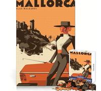 Viaggio a Maiorca - Puzzle da 1000 pezzi per ragazzi - Abilità logiche - Evasione rilassante - Bordi nitidi - Accogliente regalo di Natale (38x26cm)
