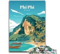 Viaggio a Phi Phi Puzzle per adulti 1000 pezzi Puzzle, giocattolo educativo Giochi divertenti per famiglie Decorazione unica per la casa 2000 pezzi (70x100cm)