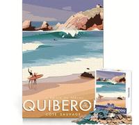 Viaggio a Quiberon Puzzle da 1000 pezzi per adolescenti Attività cerebrale Rilassante Tempo libero Taglio preciso Regalo delizioso (50x75cm)