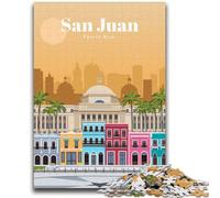 Viaggio a San Juan Puzzle da 1000 pezzi per adulti, gioco per famiglie antistress, sfida difficile, regalo per amici e parenti, 1000 pezzi (50x75cm)