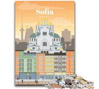 Viaggio a Sofia Puzzle per adolescenti Puzzle da 1000 pezzi, gioco stimolante e interazione genitore-figlio in famiglia 2000 pezzi (70x100cm)