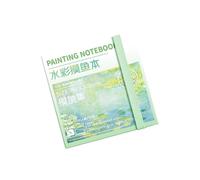 Viaggio Acquerello Sketch Pad con Vernice e Tavolozza Artista Acquerello Diario con 50 Shees 300GSM Carta Pieghevole Vernice Vassoio Sketchbook