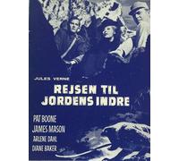 Viaggio al centro della terra James Mason 1959 Vintage Old Danish Movie Program