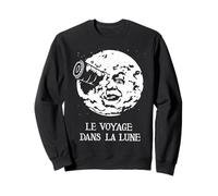 Viaggio alla luna cinema silenzioso classico vintage film regalo Felpa