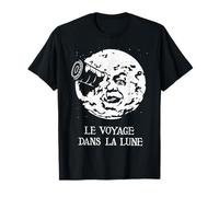 Viaggio alla luna cinema silenzioso classico vintage film regalo Maglietta